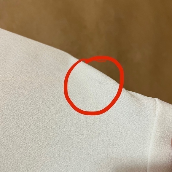 IRO Astrid High Neck Handkerchief Neck Boxy Blouse Oversized Popover Top Size 6 - Picture 8 of 13